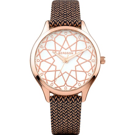 Bergson - Dames Horloge Ocean BGW8621RL34 - Rosekleurig