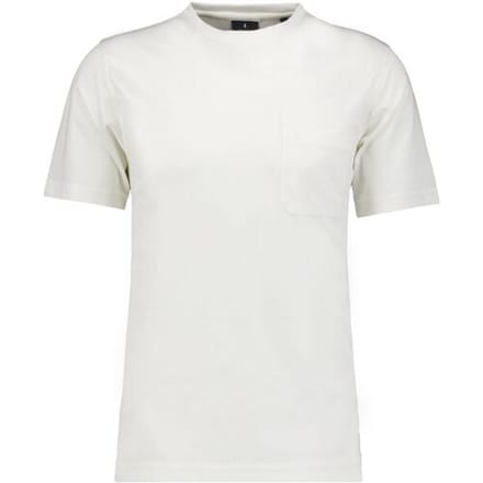 Ragman T-Shirt Softknit Uni Easy Care Round Neck Breast Pocket Ecru / male