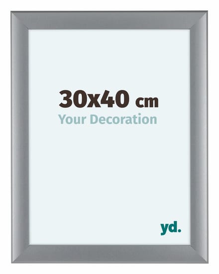 Your Decoration - Fotolijst 30x40 cm - MDF - Zilver Mat - Como