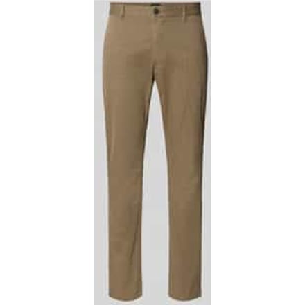 Slim fit chino van katoenmix
