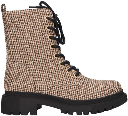 La Strada Bootie Beige Textiel - Damesschoenen - Maat - 39