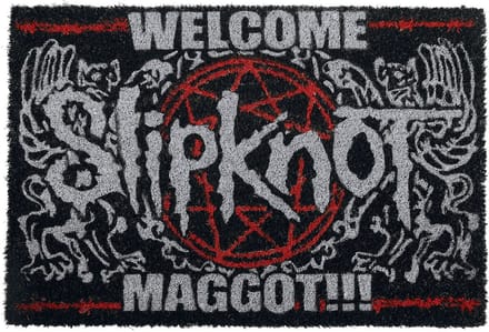 Slipknot Welcome Maggot Unisex Deurmat - zwart/wit/rood - Standard