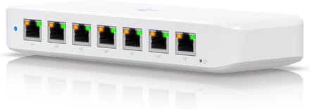 Ubiquiti UniFi USW-Ultra - Netwerkswitch - 8 Gigabit Ethernet Poorten - Power over Ethernet (POE) - Wit