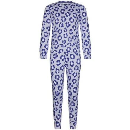 Rebelle Pyjama - Leopard Lilac - Katoen - Interlock - Lila - Maat 104