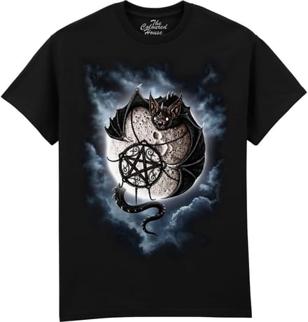 Vleermuis Full Moon Bat The Coloured House T-shirt M