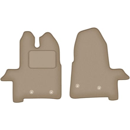 Beige voormatten voor: Ford Transit bestelwagen (2019-)