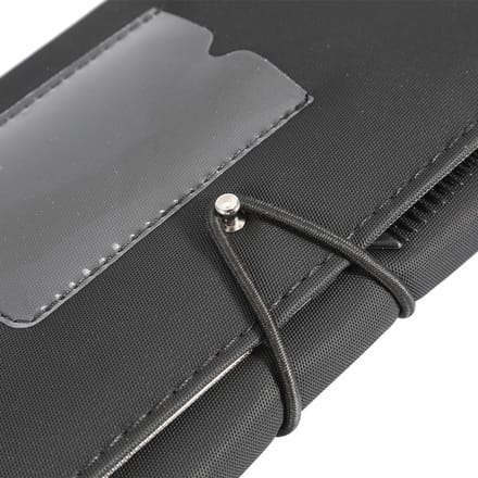 9 STKS Modieuze Kapperskam Met Tas Haarstyling Gereedschap Kit(Zwart) gray