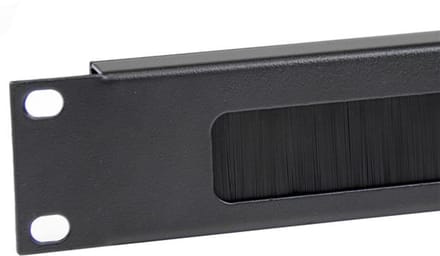 StarTech.com 1U Brush Strip Horizontal Server Rack Cable Management Panel