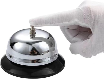 Ontvangstbel - Kassa bel - Klantenservice - Lichtgewicht - 10 Gram - A