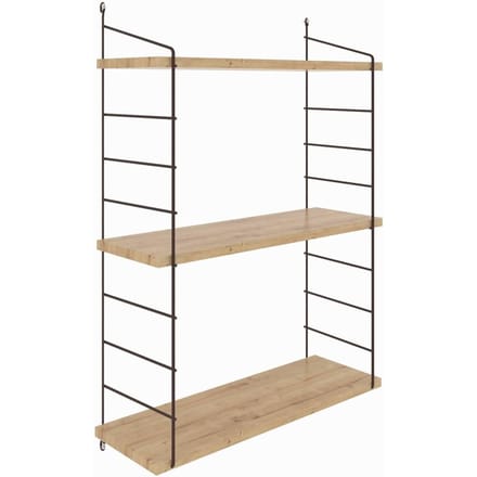 Asir - Wandplank - Eik - 72 x 20 x 85 cm