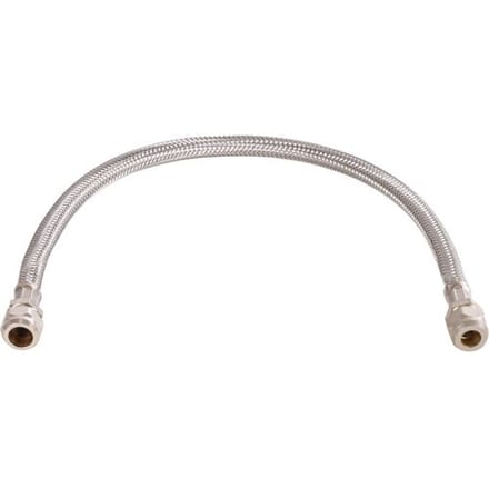 BPE RVS flexibele slang 50cm 12mm knel x 10mm knel
