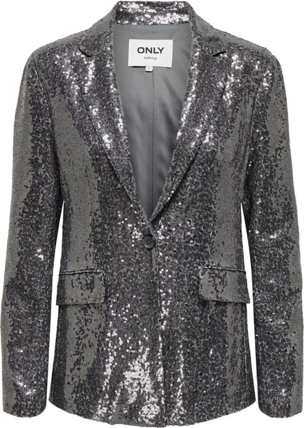 ONLY ONLPINKO-STEO LIFE L/S SEQUIN BLAZER TLR Dames Blazer - Maat 34