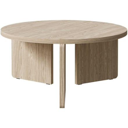 Selsey - Preffines Ronde Salontafel - diameter 85 cm - Geolied Eiken
