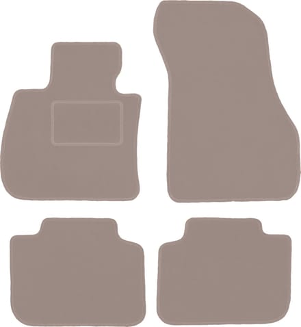 Beige velours vloermatten voor: BMW X2 F39 SUV (2018-)