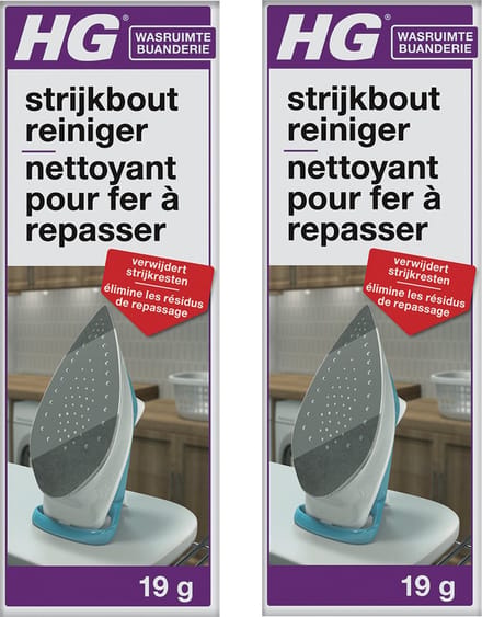 HG - Strijkboutreiniger - 19 gram - 2 Stuks