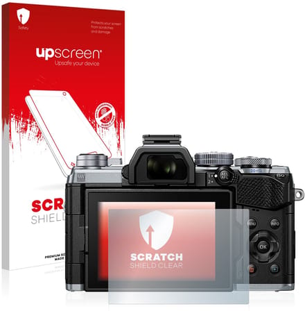 upscreen - Screenprotector voor Olympus OM-D E-M5 Mark III - Folie Beschermfolie transparant