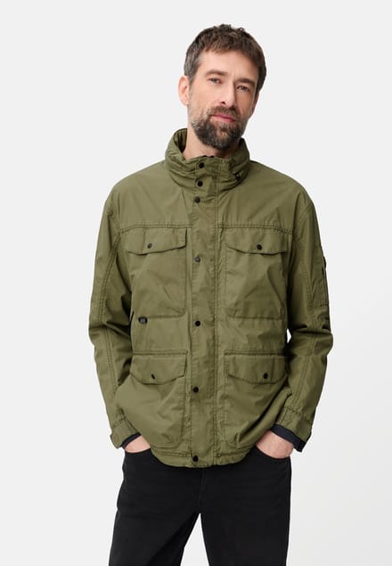 camel active teXXXactive® jas met oprolbare capuchon - Maat - Olijfgroenmenswear-50