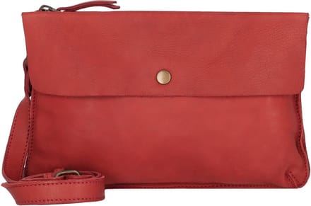 HAROLD'S Leren Schoudertas Submarine Handbag Red Donkerrood