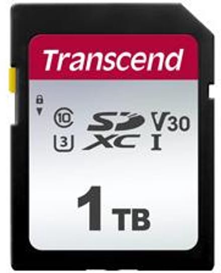Transcend TS1TSDC300S SDHC-kaart 1 TB Class 10, UHS-I, UHS-Class 1