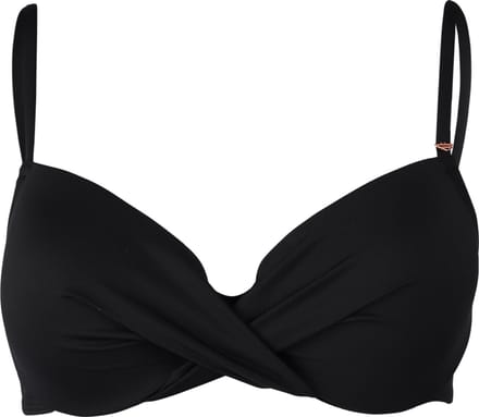 Brunotti - Stefana - Bikini Topje Black - Wired Bikini Top Dames - Aanpasbare Bandjes - Mix & Match - 42D