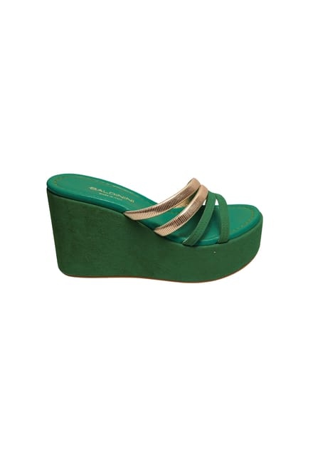 D4E201P5camo5016 Baldinini Shoes Vrouwen Suede Green