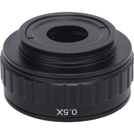 0,5X Adapterlens 38mm C-Mount Adapter Trinoculaire Stereomicroscoopbuis voor Digitale Camera Scherpstellen black