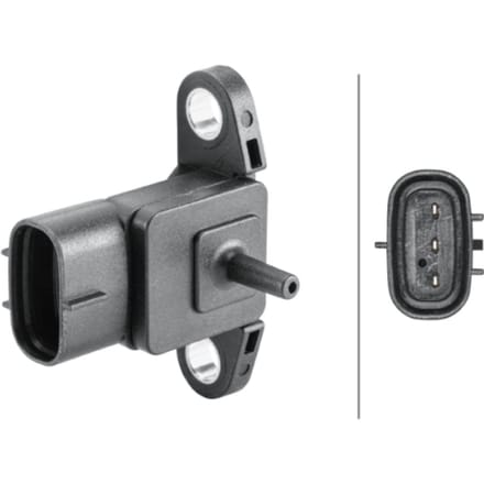 Sensor, inlaatspruitstukdruk HELLA 6PP 358 152-371