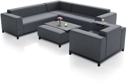 Loungeset / Tuinset - Sorano - Antraciet
