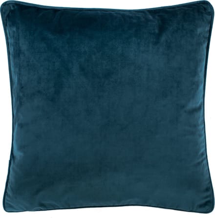 TISECO HOME STUDIO - Kussen (gevuld) Fluweel - Vierkant - 60x60 cm - Donkerblauw
