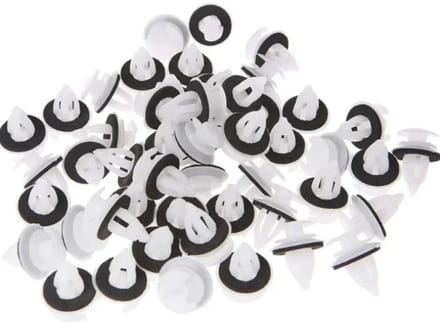 50PCS Deurpaneel Clip met Afdichtring Sluiting Klinknagel Bumper Clip Retainer voor BMW E34 E36 E38 E39 E46 M3 M5 Z3 X5 Auto Accessoires