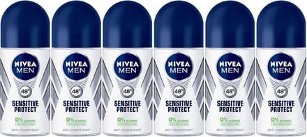 NIVEA MEN Sensitive Protect Roll-On - 6 stuks