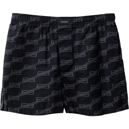 Shorts met Logo Allover Balenciaga