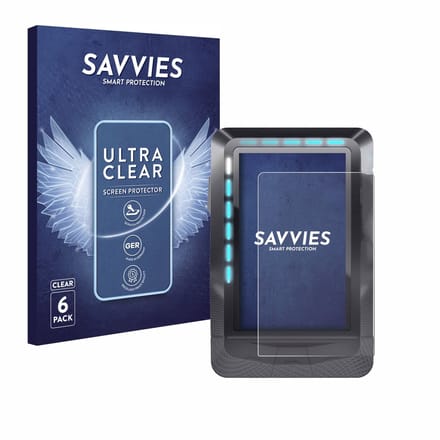 Savvies - Screenprotector voor Wahoo Elemnt GPS - Folie Beschermfolie transparant 6 Stuks