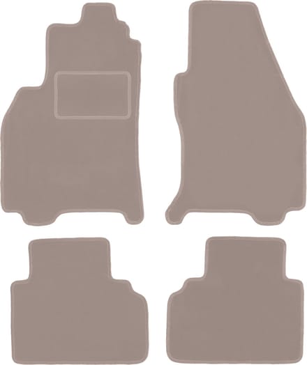 Beige velours vloermatten voor: Ford Cougar coupé (1998-2004)
