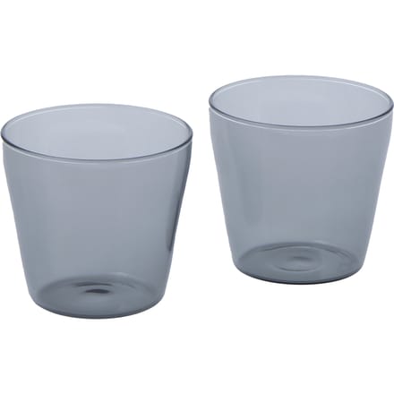 NINE Milk drinkglas set van 2 - grey