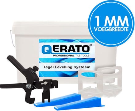 Qerato Levelling 1mm Kit 200 - Nivelleer Systeem - Tegeldikte 3-13mm