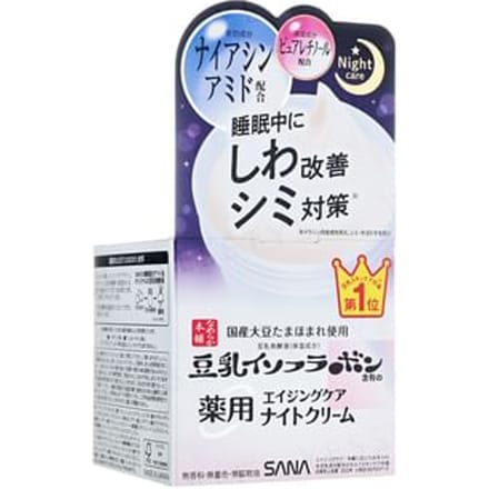 SANA - Soy Milk Wrinkle Care Night Cream White - Nachtcrème
