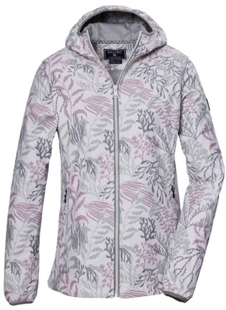 Killtec - Jas 42853 paars print softshell zomerjas maat 38