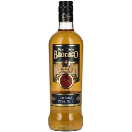 Baoruco Rum Ron Baoruco Ron Añejo 5 Años Rum 37,5% Vol. 0,7l