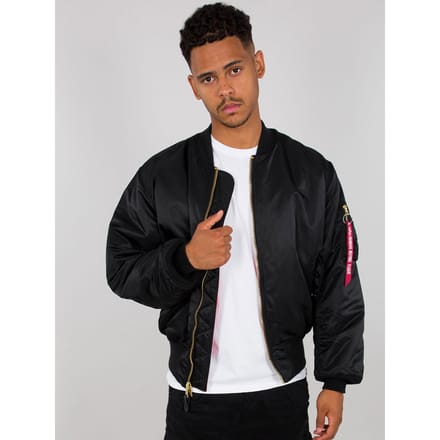 Alpha Industries Heren MA-1 Bomberjack in Zwart