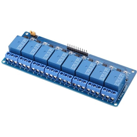 Module Relais 8 Canaux à Déclenchement Bas Niveau Avec Optocoupleur 12V