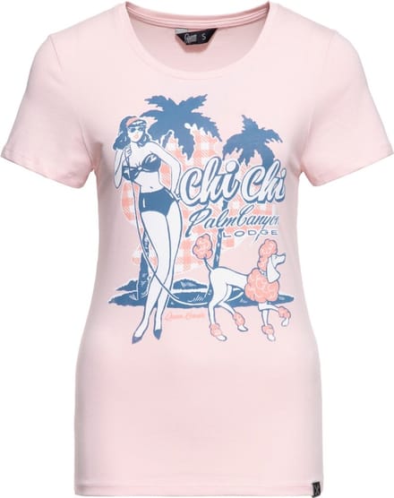 Queen Kerosin dames-T-shirt Chi Chi Beach Poodle