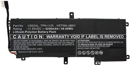 CoreParts MBXHP-BA0228 laptop reserve-onderdeel Batterij/Accu