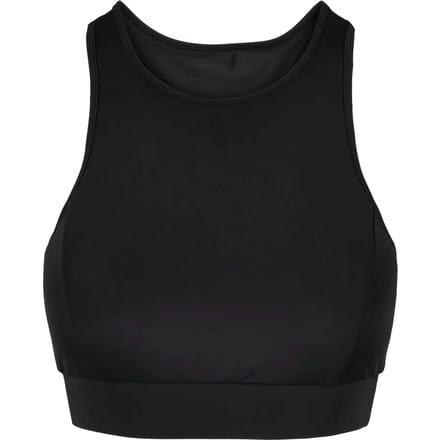 Urban Classics - High Neck Tech SportBH - L - Zwart