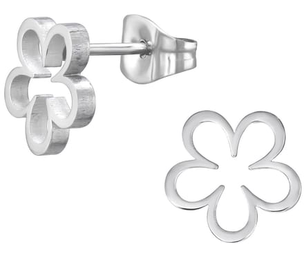CS Joy - Bloem oorbellen - Chirurgisch staal - 12 mm