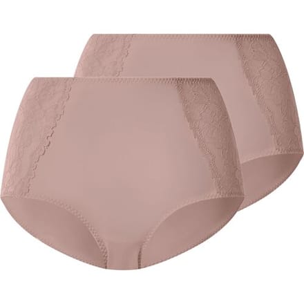 ESMARA Set van 2 corrigerende dames onderbroeken (Lichtroze, M (40/42))