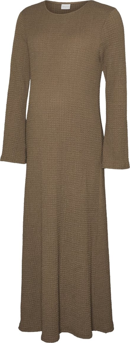 MAMALICIOUS - MLNICOLLA LS JRS DRESS - Dames - Maxi jurken