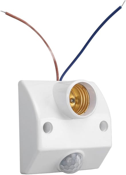 Bewegingssensor Lichtfitting E27 - Automatische Aan/Uit Lamphouder