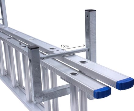 Alu-Top Ophangset - 1 of 2-delige ladder - Muurbeugel