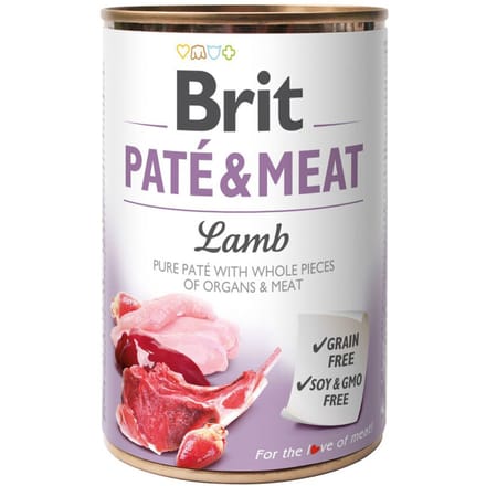 Brit Blik Paté & Meat 400 g - Hondenvoer - Lam